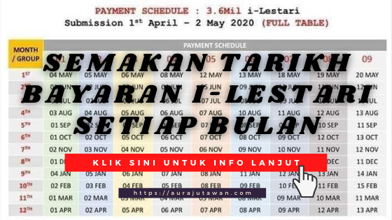 Semakan Tarikh Bayaran i-Lestari KWSP